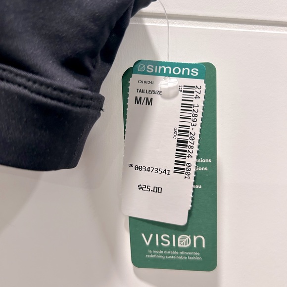 Black cutout swimsuit top - Picture 3 of 3